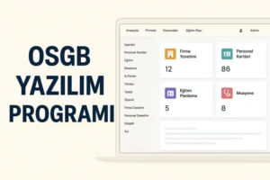 Eceabat-Yalova OSGB Yazılım Programı